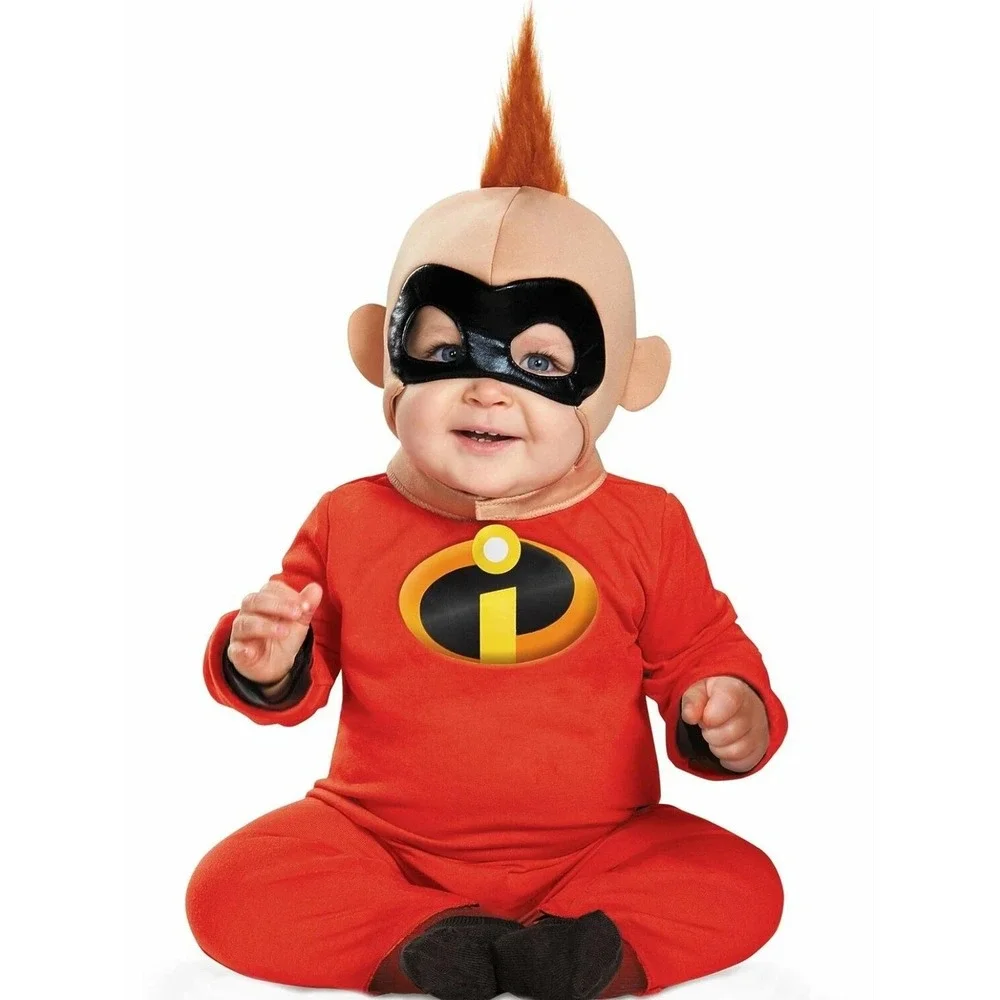 The Incredibles 2 Deluxe Baby JACK JACK Infant Costume 6-12M Months New Disney